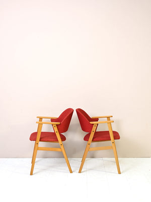 Coppia di poltroncine vintage nordiche 12