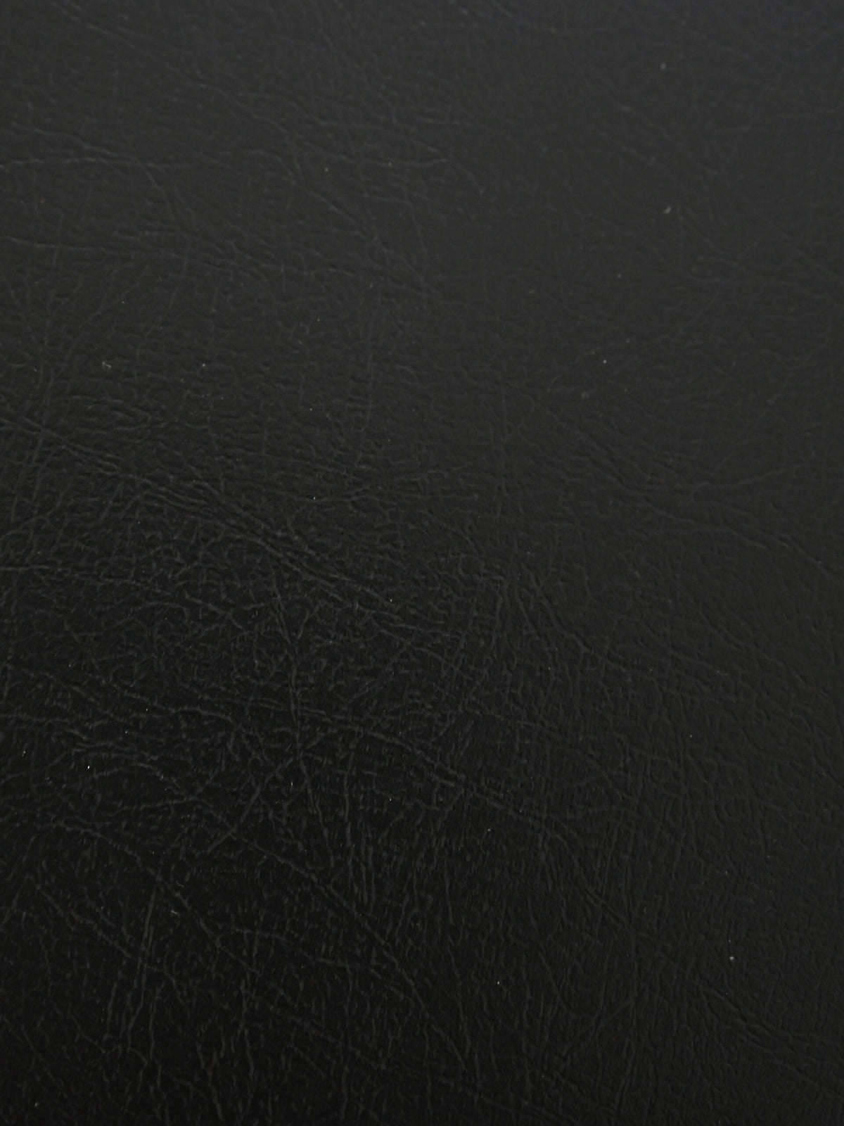Sedia vintage scandinava in similpelle nera 14