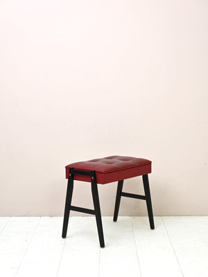 Pouf con contenitore vintage