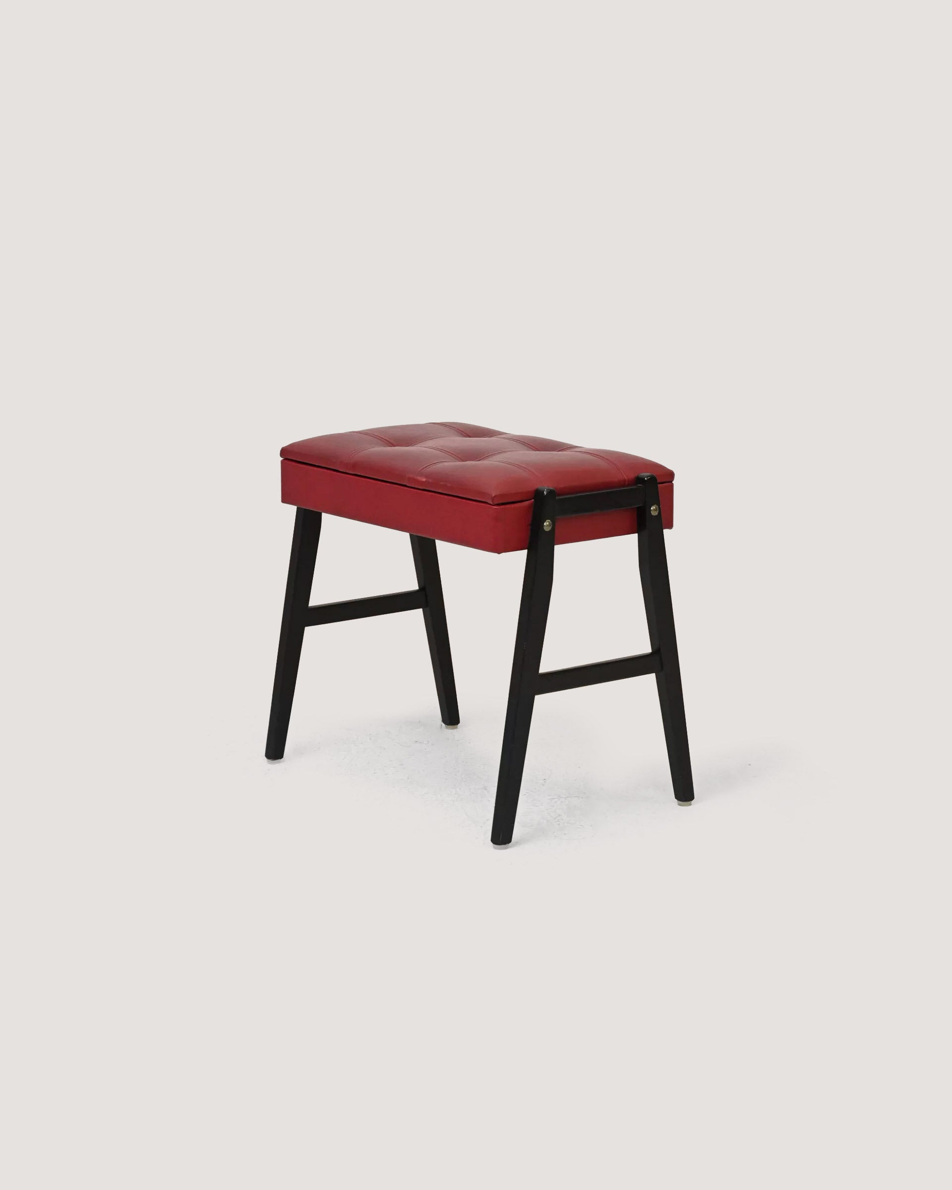 Pouf con contenitore vintage
