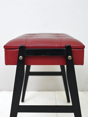 Pouf con contenitore vintage 4