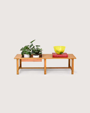 Panca scandinava con fioriera