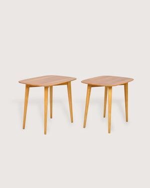 Tavolini scandinavi ovali di modernariato