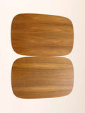 Tavolini scandinavi ovali di modernariato 8