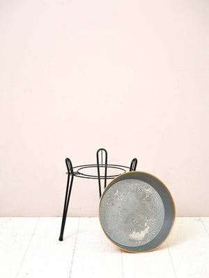 Fioriera vintage in metallo 2