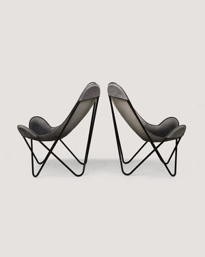 Coppia di safari chair vintage