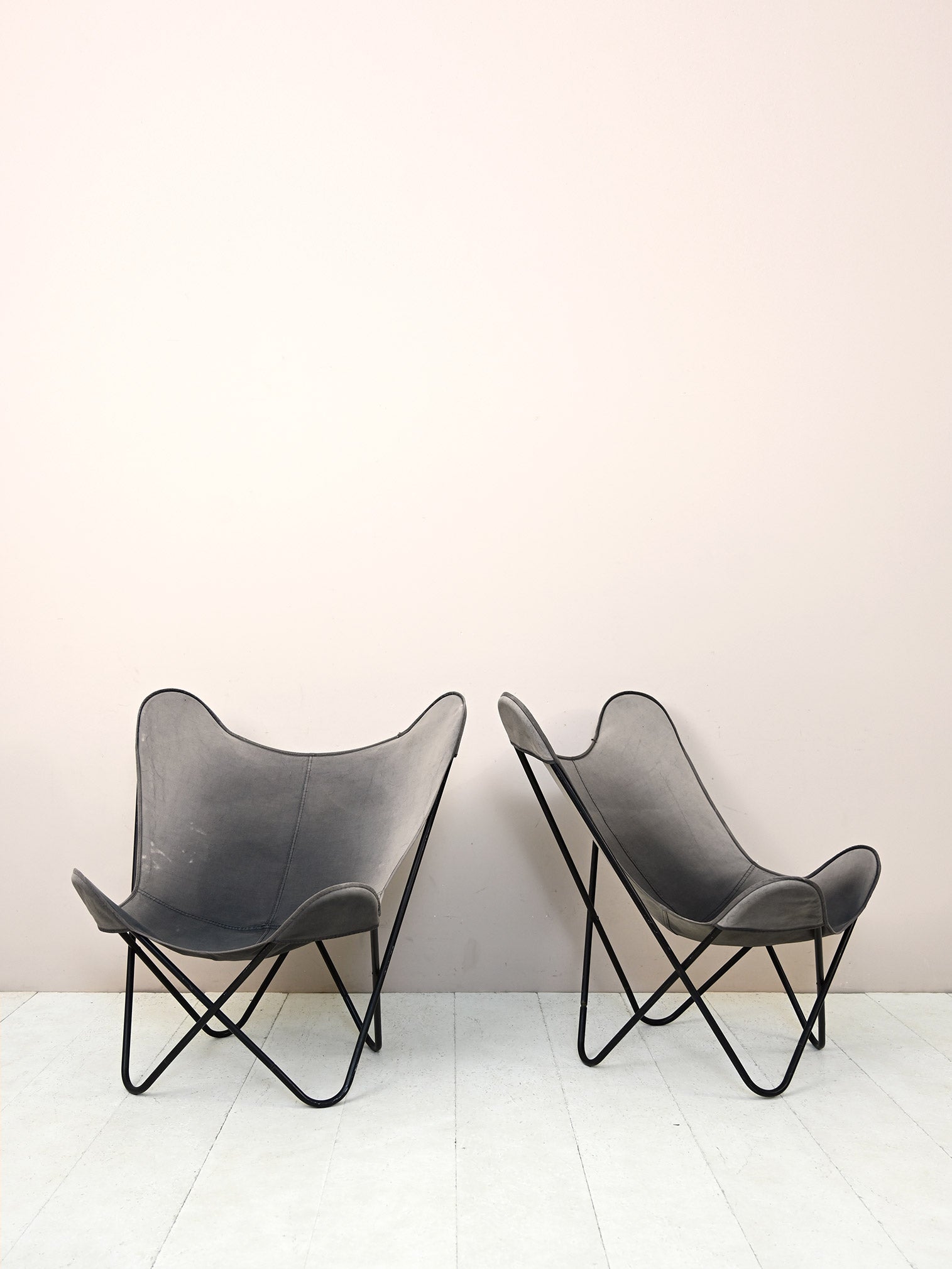 Coppia di safari chair vintage 1