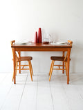 Tavolo scandinavo anni 50 in teak e rovere 2