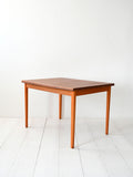 Tavolo scandinavo anni 50 in teak e rovere 5