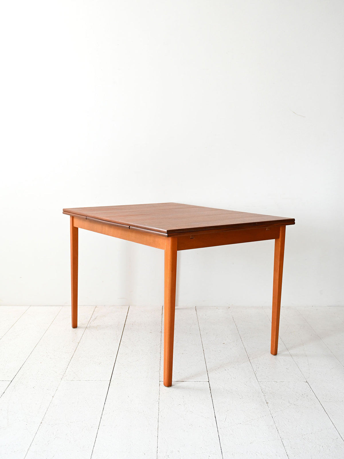 Tavolo scandinavo anni 50 in teak e rovere 6