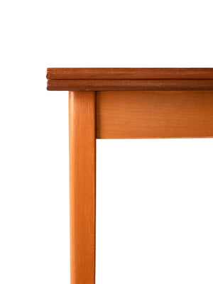 Tavolo scandinavo anni 50 in teak e rovere 7