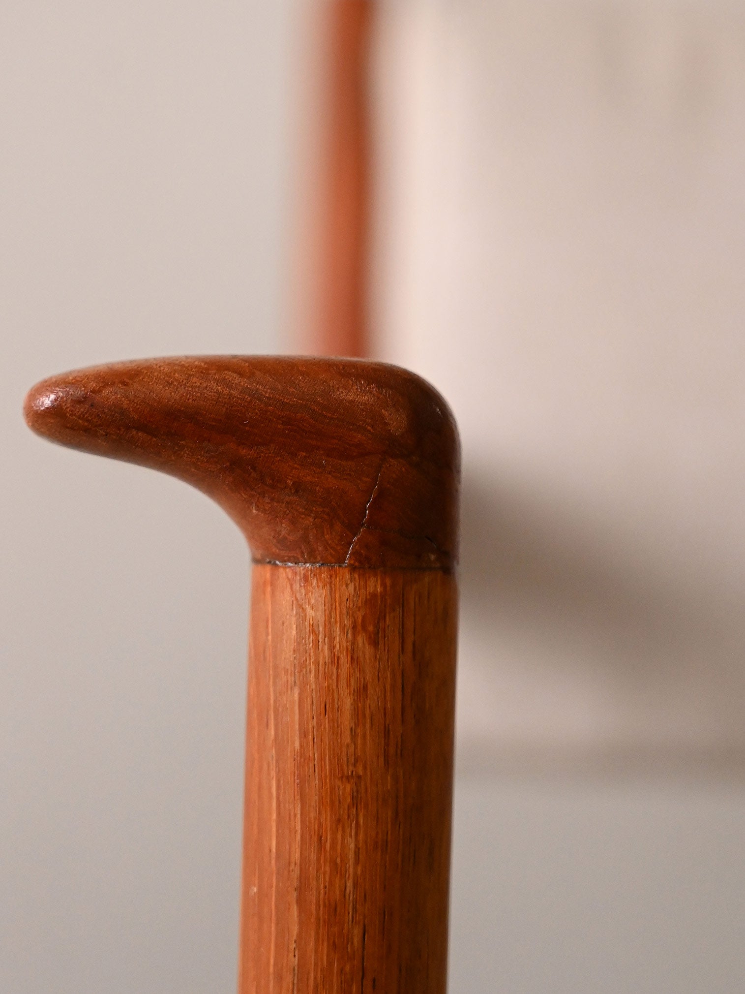Poltrona imbottita con struttura in teak
