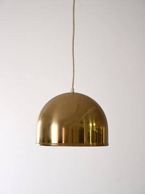 Lampada svedese in metallo dorato 1