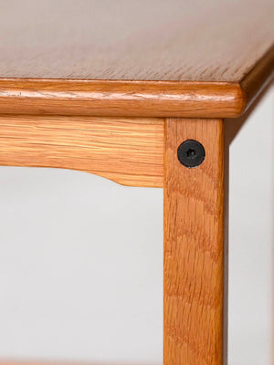Tavolino vintage anni ‘60 in legno di rovere 4