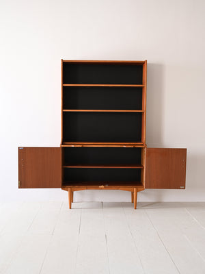 Libreria vintage con piano estraibile 3