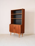 Libreria vintage con piano estraibile 5