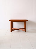 Tavolino quadrato in teak prodotto in Danimarca