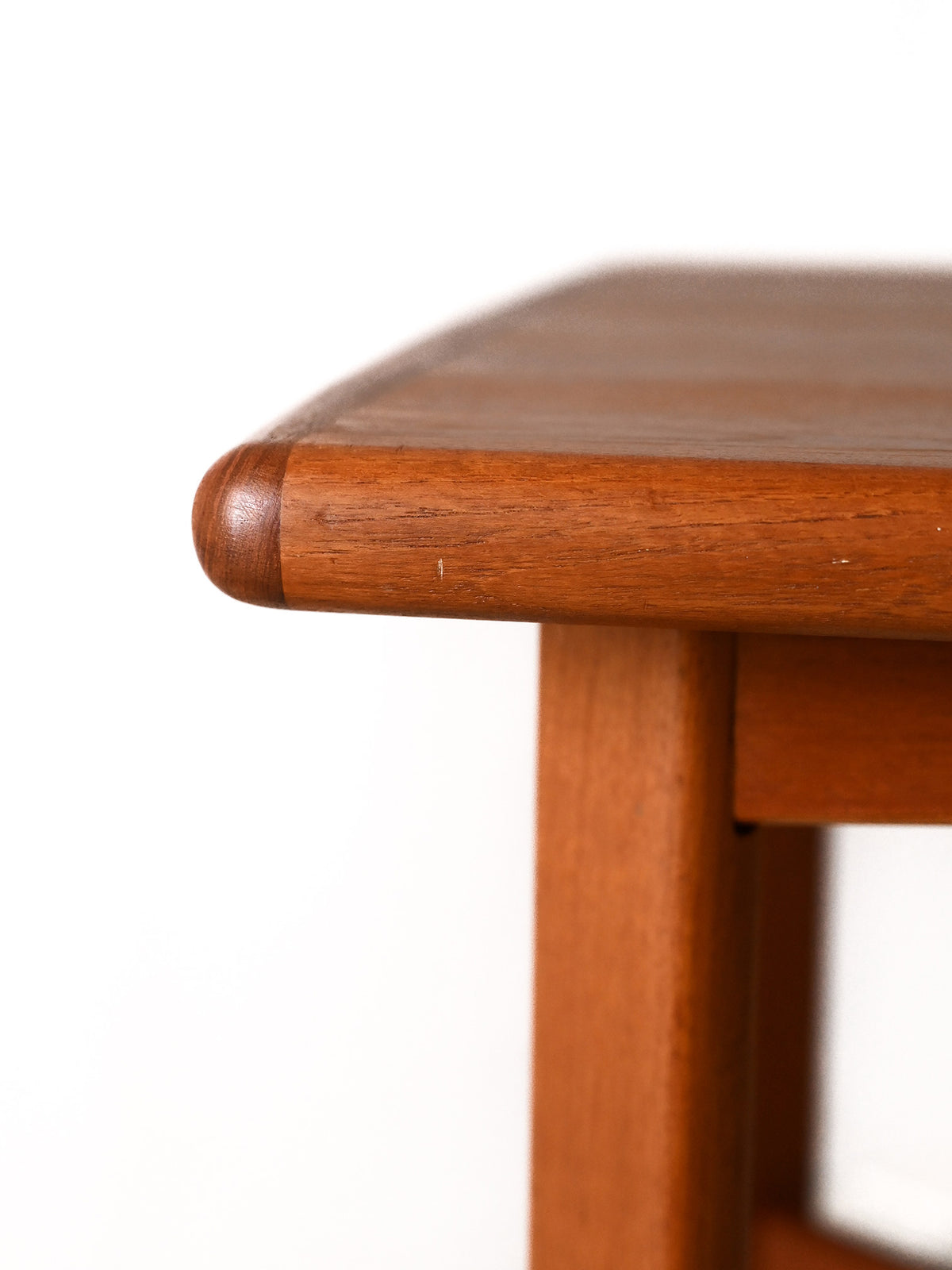 Tavolino quadrato in teak prodotto in Danimarca 4