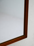 Specchio scandinavo vintage in teak, anni '50 3