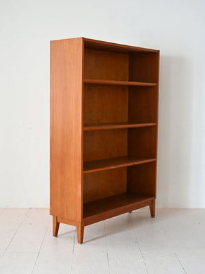 Libreria scandinava vintage in rovere 2