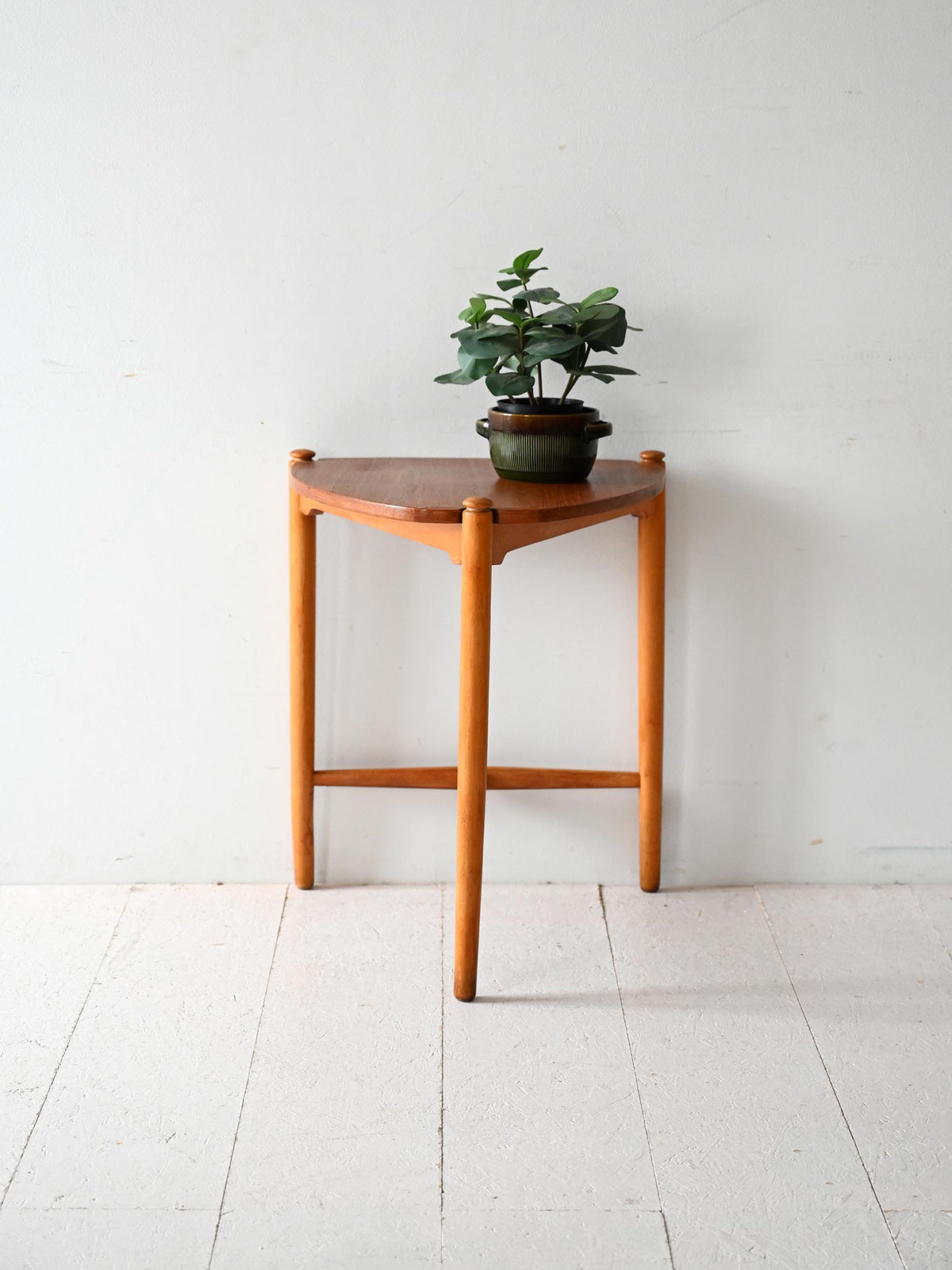 Tavolino da caffè scandinavo vintage in teak, anni '50-'60