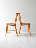 Coppia di sedie scandinave vintage modello Pinstolar 3