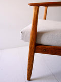 Poltrona svedese in teak di Folke Ohlsson per DUX 6