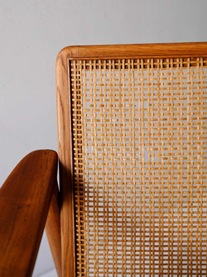 Poltrona svedese in teak di Folke Ohlsson per DUX 12