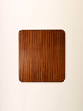 Coffee table scandinavo vintage in teak con rotelle 8