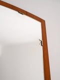 Specchio scandinavo vintage in teak anni ’60 3