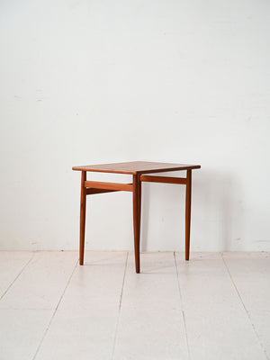 Tavolino vintage scandinavo in teak 2