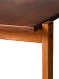 Coppia tavolini scandinavi vintage in teak e faggio 6