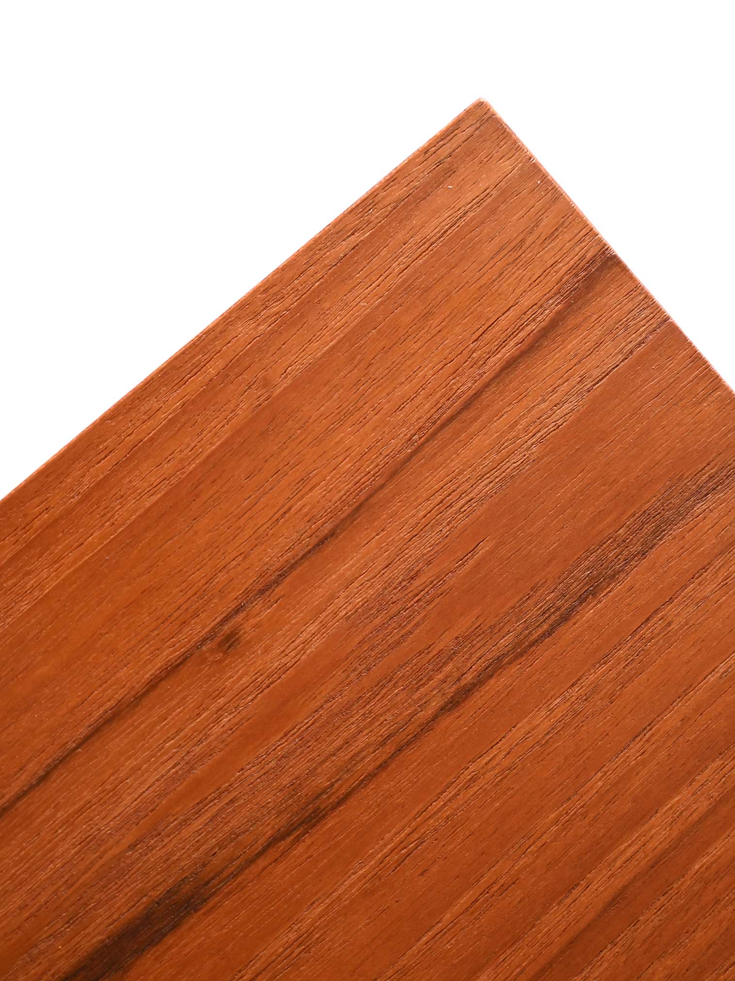 Comodino scandinavo vintage in legno e metallo 4