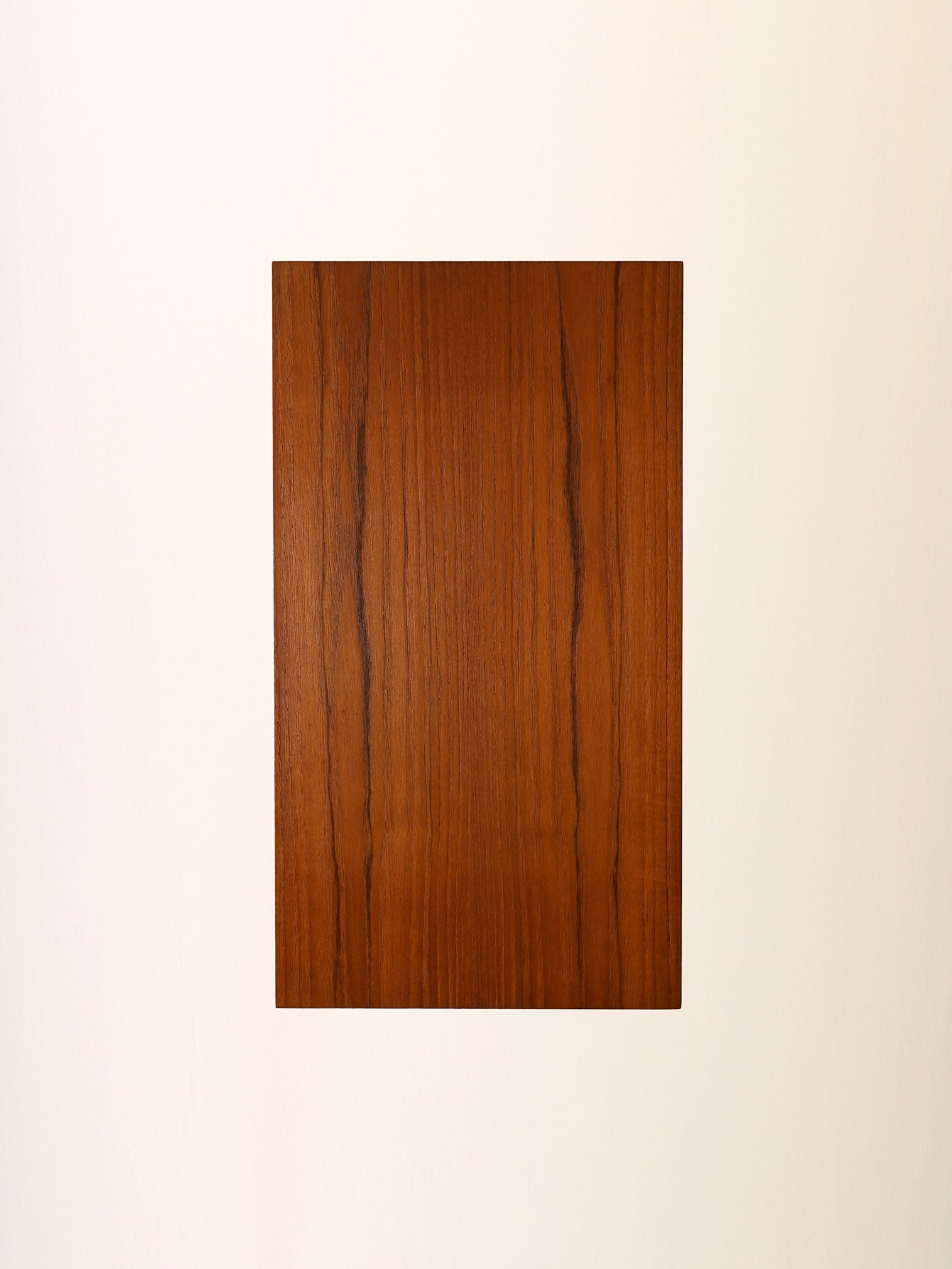 Comodino scandinavo vintage in legno e metallo 8