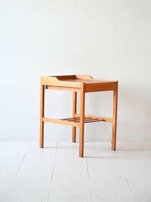Comodino scandinavo in teak 2