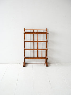 Portariviste scandinavo vintage anni 40 in betulla 1