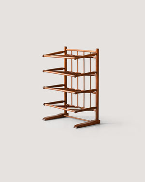 Portariviste scandinavo vintage anni 40 in betulla