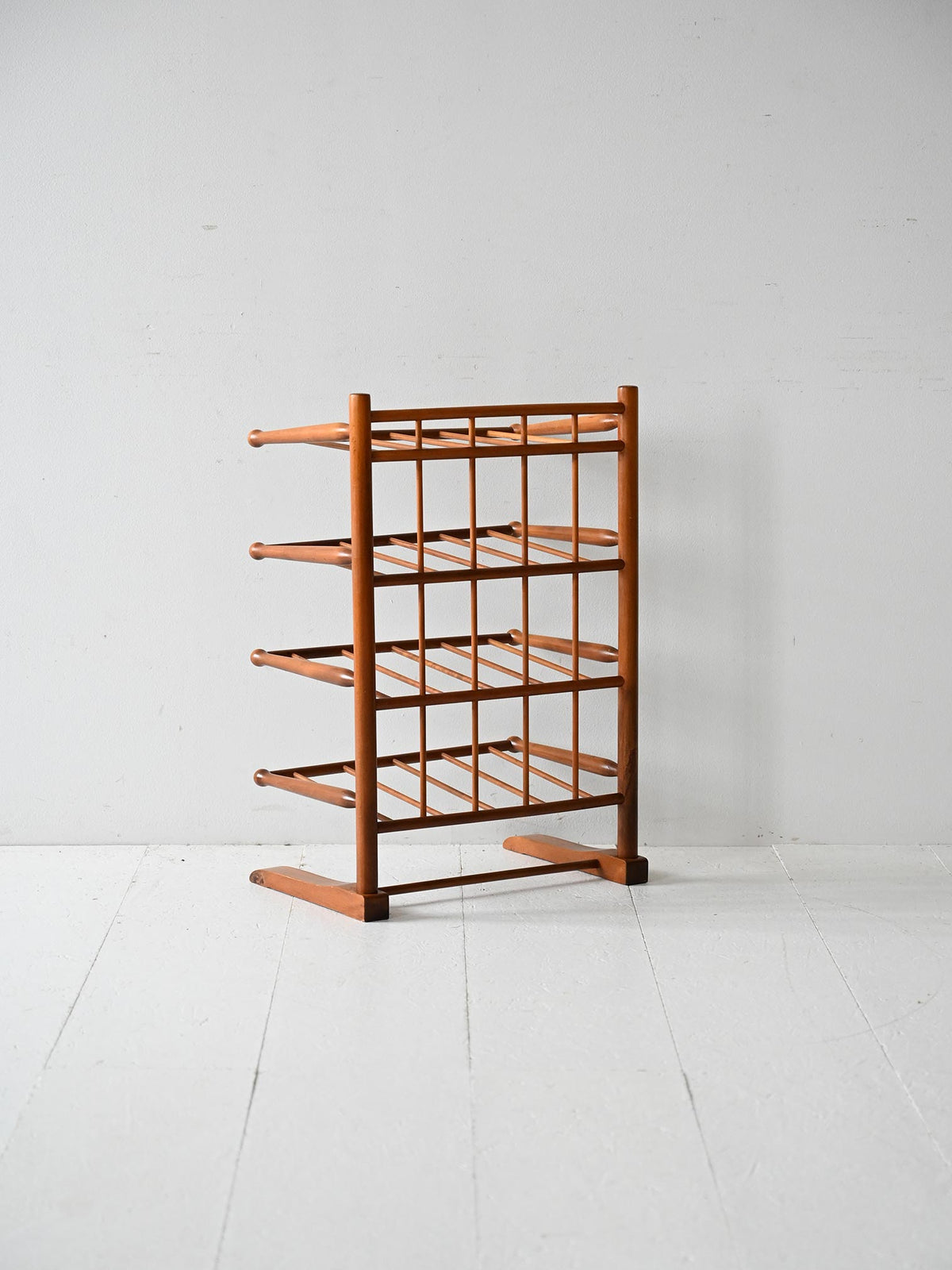 Portariviste scandinavo vintage anni 40 in betulla 4