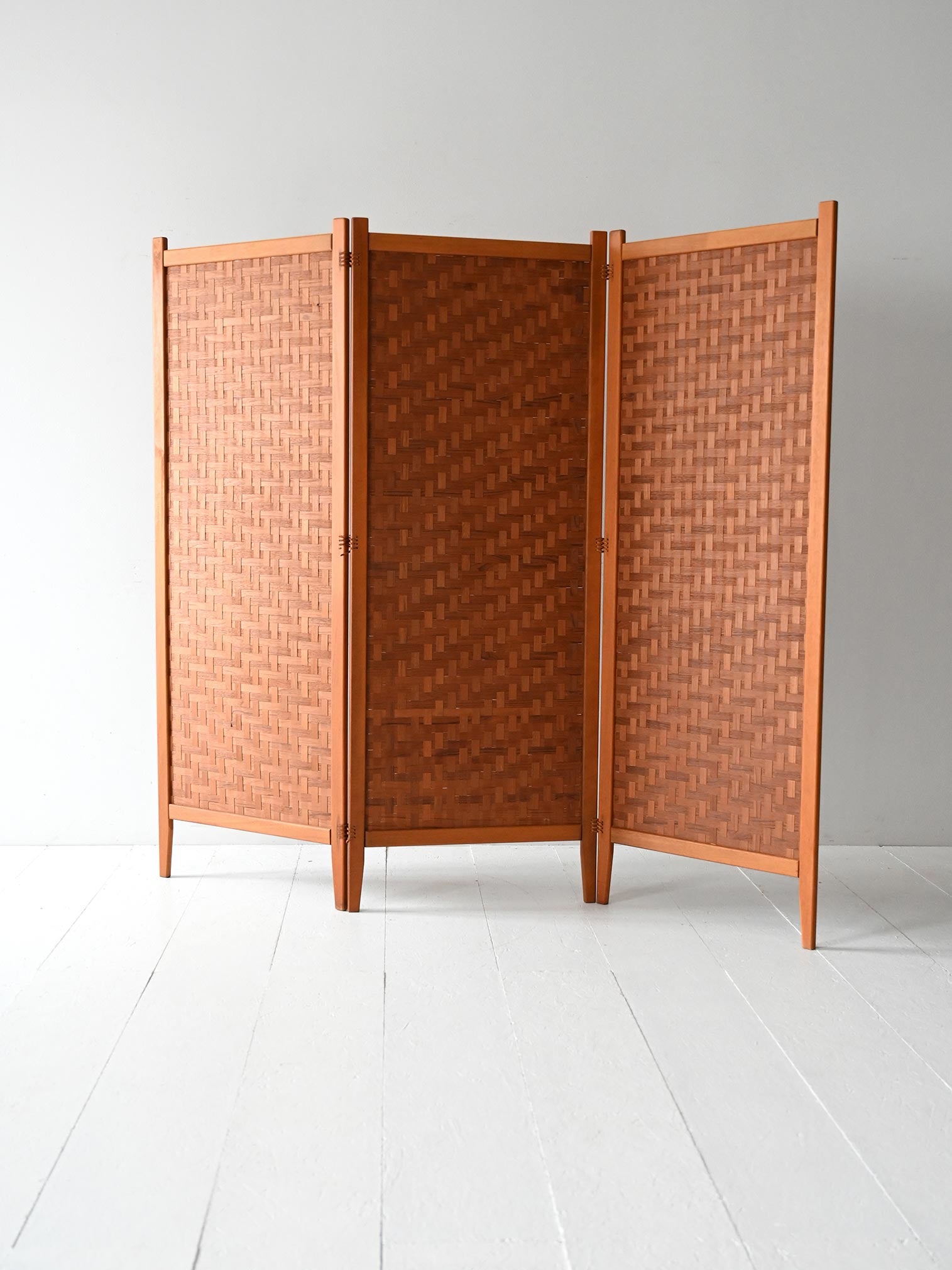 Paravento scandinavo Spåna in teak anni ’50/60 1