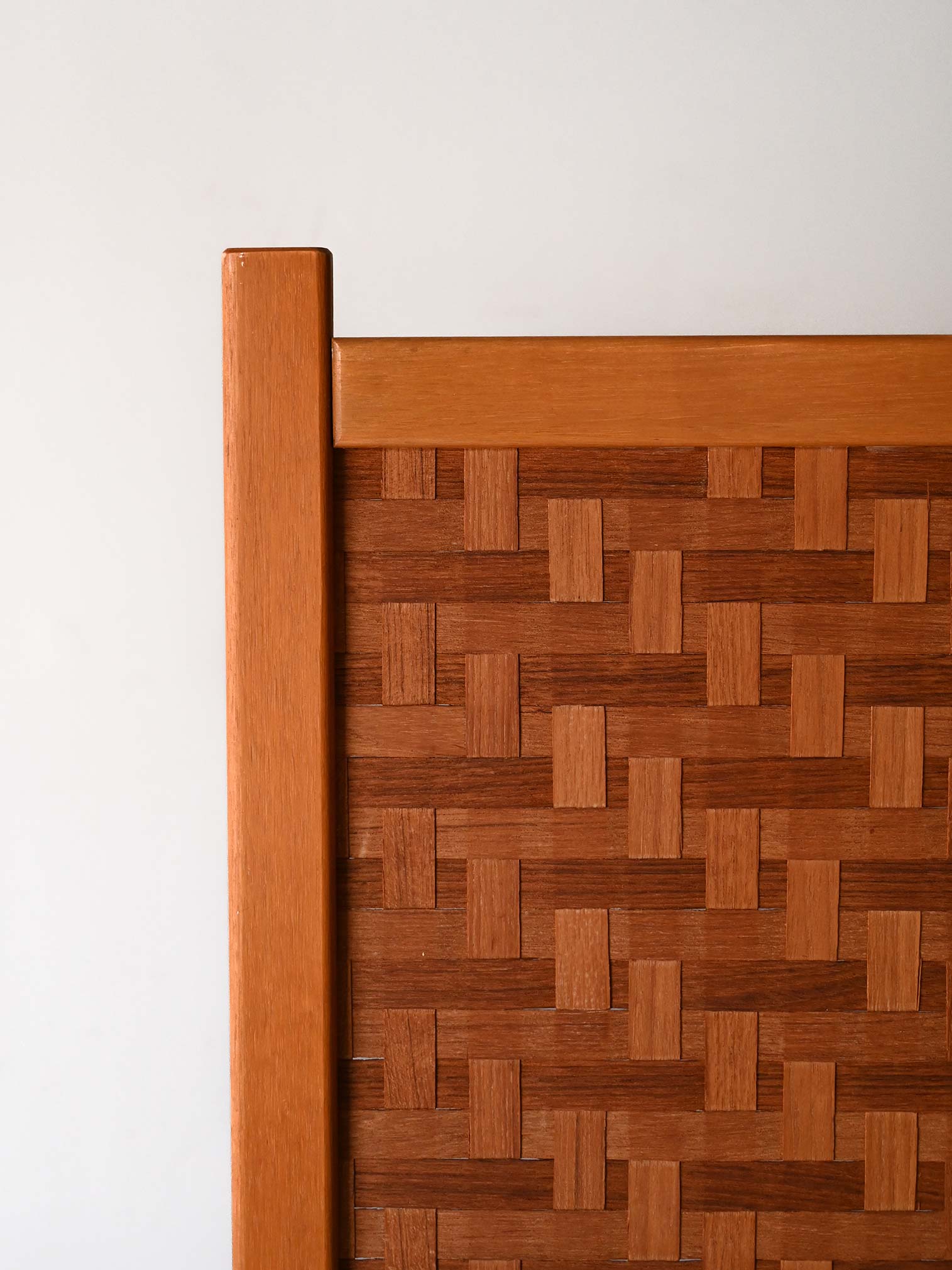 Paravento scandinavo Spåna in teak anni ’50/60 3