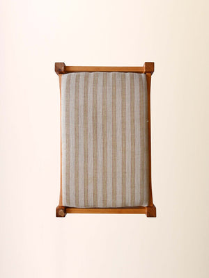 Sgabello poggiapiedi scandinavo in rovere 4