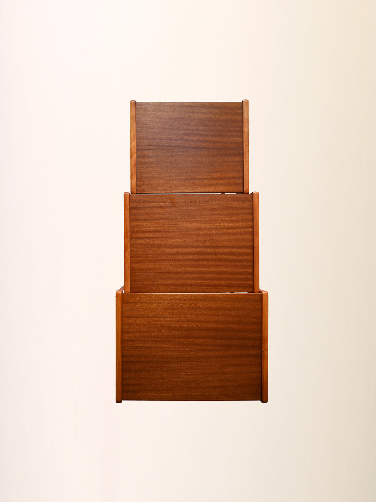 Set 3 tavolini scandinavi vintage in teak 6
