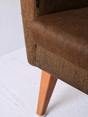 Poltrona vintage scandinava con tessuto originale 5