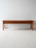 Panca scandinava anni ’60 in teak 1