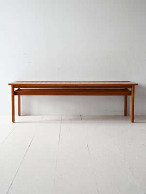 Panca scandinava anni ’60 in teak 1