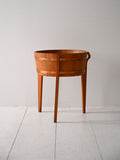 Portafiori scandinavo vintage in teak anni ’60 2