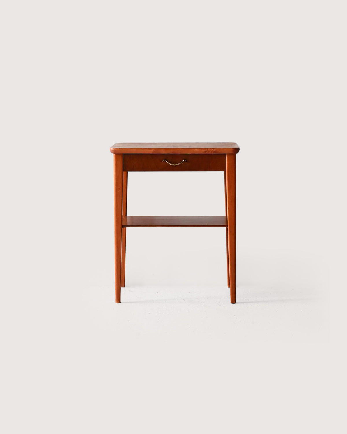 Comodino scandinavo anni ’50 teak e mogano