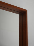 Specchio scandinavo anni ’70 in teak stile minimalista 3