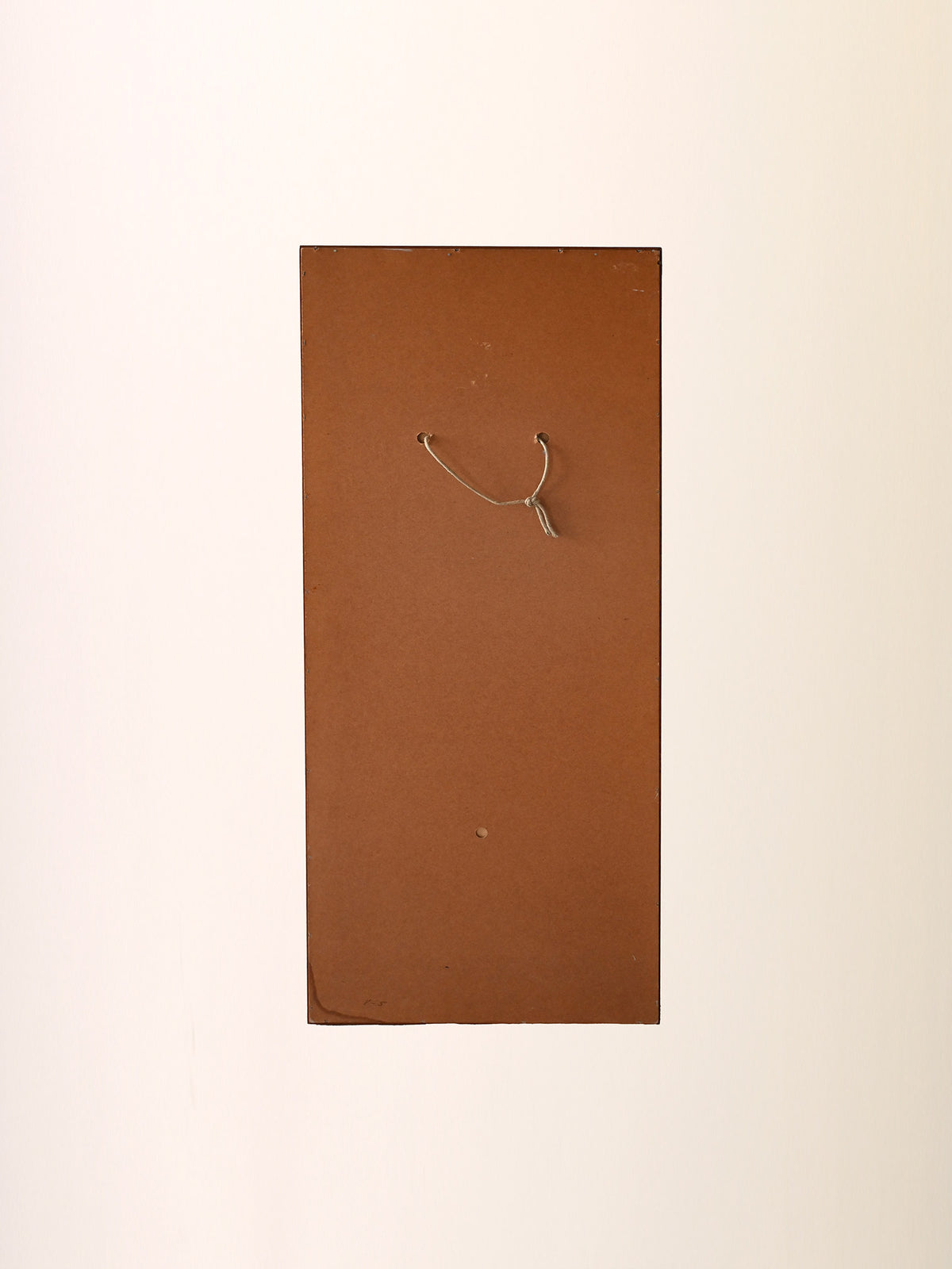 Specchio scandinavo anni ’70 in teak stile minimalista 4
