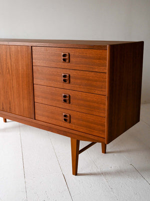 Sideboard scandinavo vintage in teak 7